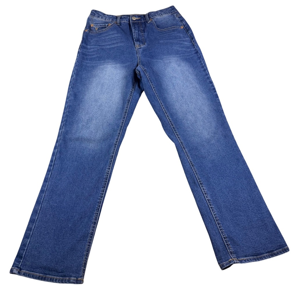 Frye Womens Straight Leg Medium Wash Blue Denim Jeans Size 4/27 High Rise